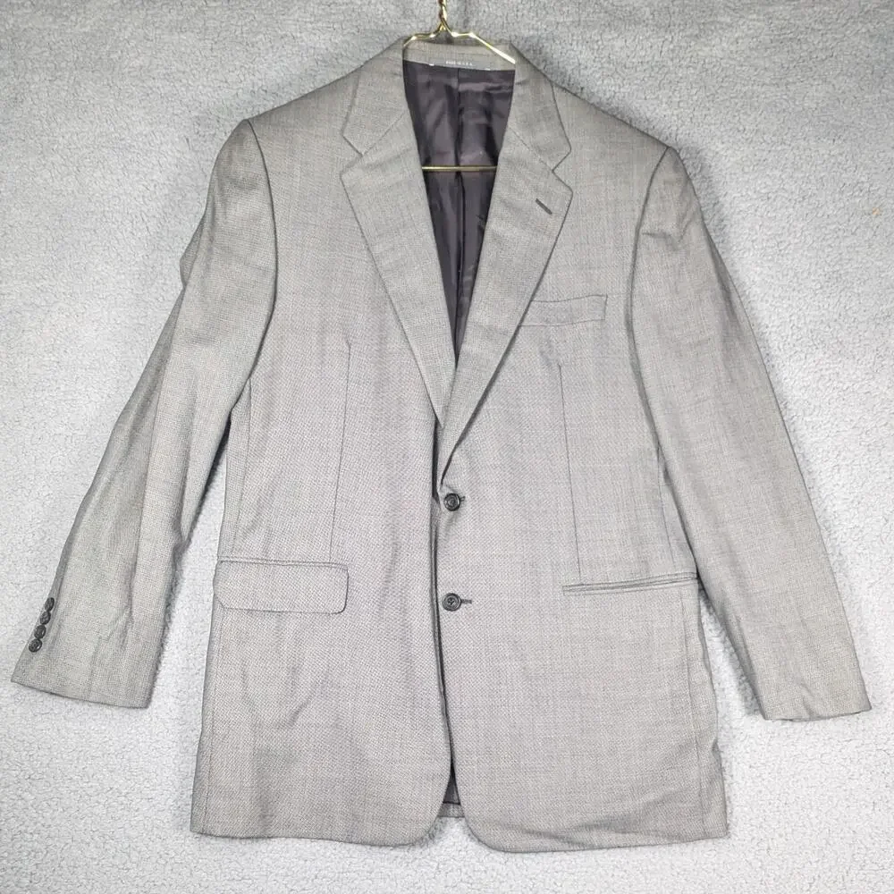 Hickey Freeman Blazer Mens 44 Long Loro Piana Tasmanian Wool Made USA Nordstrom